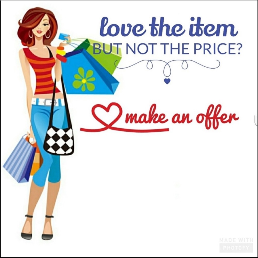 LOVE THE ITEM BUT NOT THE PRICE? MAKE AN OFFER‼️